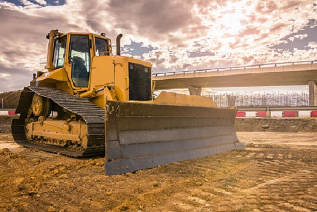 Heavy machinery for the construction